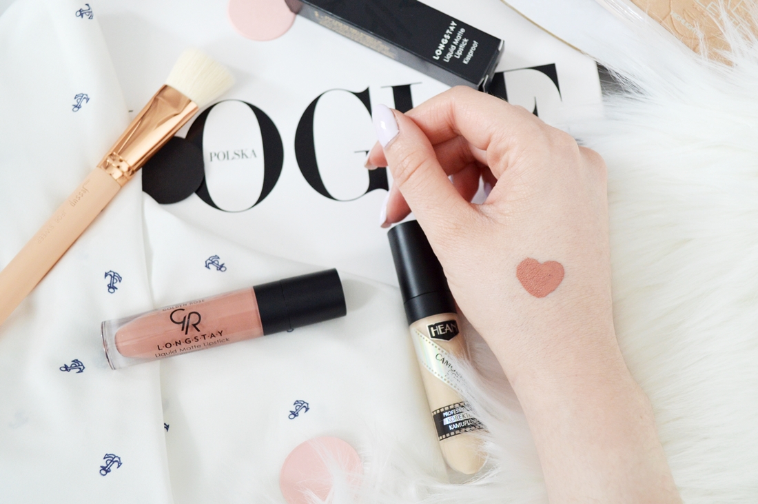 Liquid Matte Lipstick Kissproof Longstay Golden Rose nr 13 puderek.com.pl